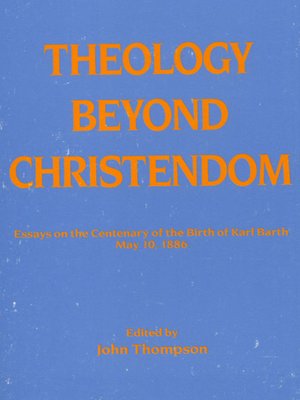 cover image of Theology Beyond Christendom